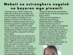 Mabait na estranghero nagalok na bayaran ang mga pinamili HK Pinoy Tv News 17th - 23rd July 24 FB Post and Pin up