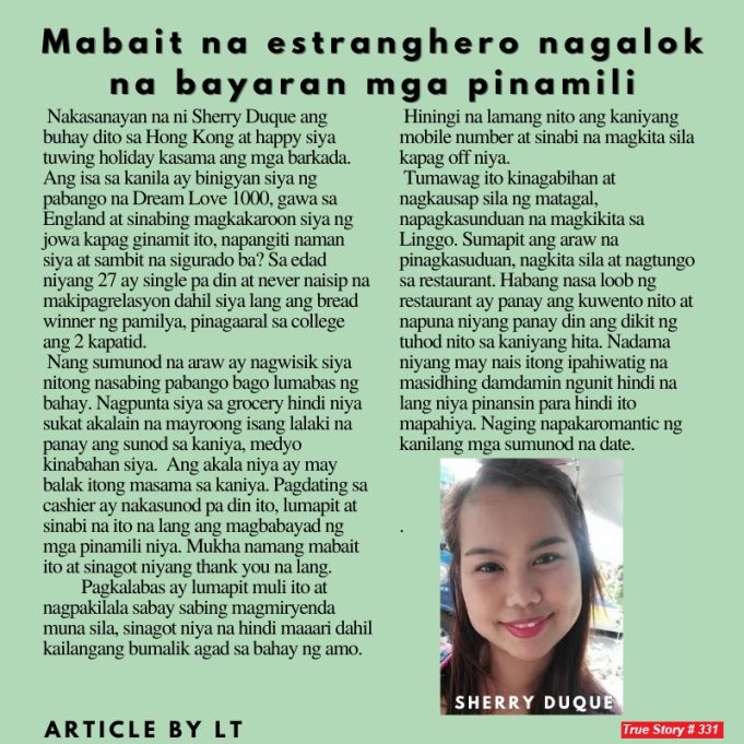 Mabait na estranghero nagalok na bayaran ang mga pinamili HK Pinoy Tv News 17th - 23rd July 24 FB Post and Pin up