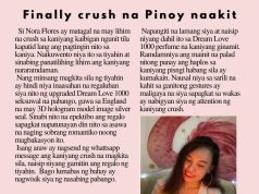 Finally crush na Pinoy naakit HK Pinoy Tv News 24th - 30th July 24 FB Post and Pin up