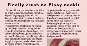 Finally crush na Pinoy naakit HK Pinoy Tv News 24th - 30th July 24 FB Post and Pin up