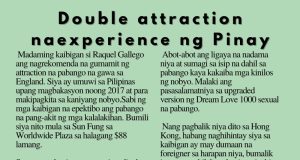 Double attraction naexperience ng Pinay HK Pinoy Tv News 3rd - 9th July 24 FB Post and Pin up