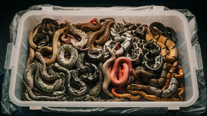 Mainland Chinese Customs Foils Exotic Pet Smuggler With Live Snakes in His Pocket Mainland Chinese Customs Foils Exotic Pet Smuggler With Live Snakes in His Pocket v2