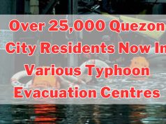 Over 25K QC residents now in various evacuation sites Over 25,000 Quezon City Residents Now In Various Typhoon Evacuation Centres