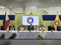 Comelec execs unfazed by quit calls over bribery claims comelec-execs-presscon17-july-2024pna-photo-by-fgp