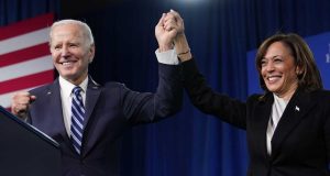 Biden Exits 2024 Race, Endorses Harris as Democratic Nominee Joe Biden kamala harris