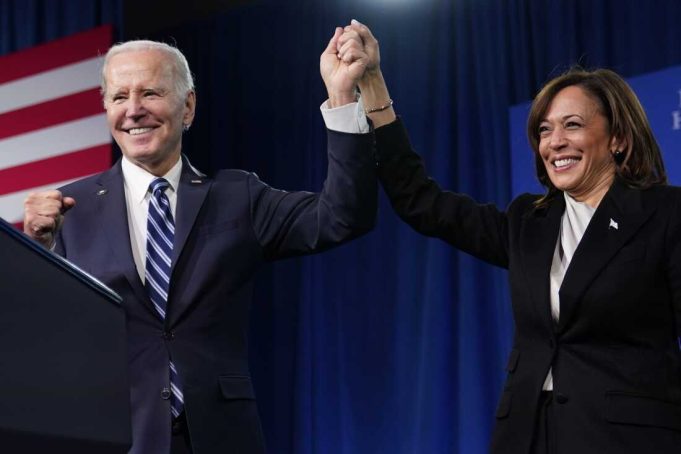 Biden Exits 2024 Race, Endorses Harris as Democratic Nominee Joe Biden kamala harris