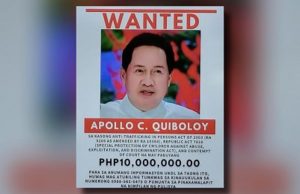 PHP 10Million Bounty Offer for Fugitive Religious Leader Quiboloy quiboloy-wanted-poster-10-mpna-photo-by-lloyd-caliwan
