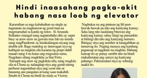 Hindi inaasahang pagka-akit habang nasa loob ng elevator HK Pinoy Tv News 14th Aug - 20th Aug 24 FB Post and Pin up