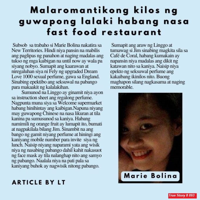 Malaromantikong kilos ng guwapong lalaki habang nasa fast food restaurant HK Pinoy Tv News 21st - 27th Aug 24 FB Post and Pin up
