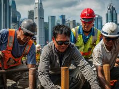 Heat Stress Warning Issued – Employers Urged to Protect Workers Hong Kong construction workers working under heat