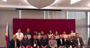 Pagsasanay ng mga OFW sa paggamit ng Online Voting unang sinagawa sa Hong Kong Online voting group photo Hong Kong