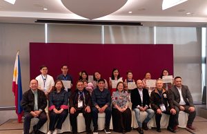 Pagsasanay ng mga OFW sa paggamit ng Online Voting unang sinagawa sa Hong Kong Online voting group photo Hong Kong