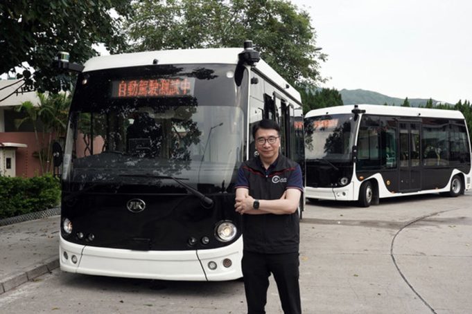 Driverless Shuttle Buses Set to Launch Trial in Yuen Long’s Fairview Park autonomous shuttle light buses