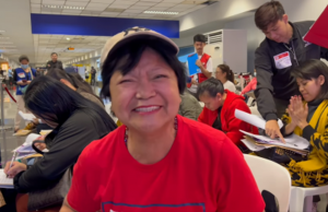 OFWs Fleeing Lebanon Conflict Arrive Home with Government Support Francisca Castillo, a household service worker in Lebanon for 40 years (Photo: DMW Facebook page)