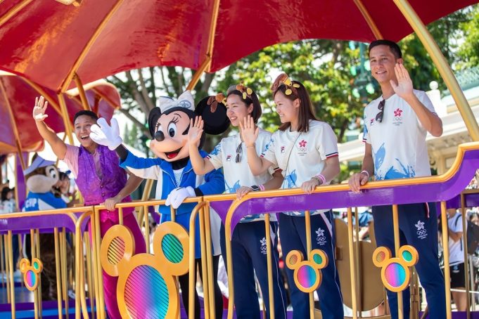 Disneyland Celebrates Hong Kong Olympians’ Homecoming Disneyland held a homecoming ceremony for Hong Kong's Olympians