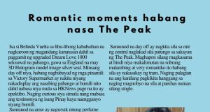 Romantic moments habang nasa The Peak HK Pinoy Tv News 18th - 24th Sep 24 FB Post and Pin up