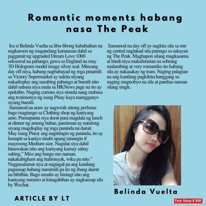 Romantic moments habang nasa The Peak HK Pinoy Tv News 18th - 24th Sep 24 FB Post and Pin up