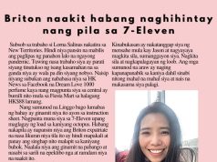 Briton naakit habang naghahantay ng pila sa 7-Eleven