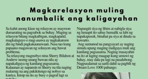 Magkarelasyon muling nanumbalik ang kaligayahan HK Pinoy Tv News 4th - 10th Sep 24 FB Post and Pin up