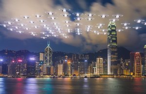 Hong Kong to Dazzle with Record-Breaking Drone Display for National Day Hong Kong Panda-theme drones light show at Victoria Harbor at night