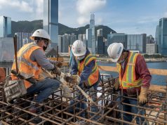 Hong Kong Construction Industry Faces Labour Demand Downturn Amid Economic Uncertainty Hong Kong construction workers