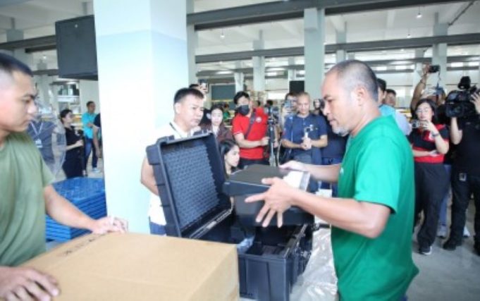 24K Automated Poll Counting Machines Arrives in the Philippines Photo courtesy of Comelec Facebook