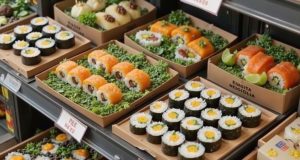 Hong Kong Considers Lifting Ban on Japanese Seafood Amid New Developments sushi_in_plastic_boxes_on_supermarket_shelf_gyze0orsvw6xqwroxdvk_1