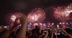 Dazzling Fireworks Light Up Hong Kong’s Skies in Celebration of China’s 75th Anniversary 2024_National_Day_Fireworks