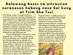 Dalawang beses na attraction naranasan habang nasa Sai Kung at Tsim Sha Tsui HK Pinoy Tv News 23rd Oct- 5th Nov 24 FB Post and Pin up
