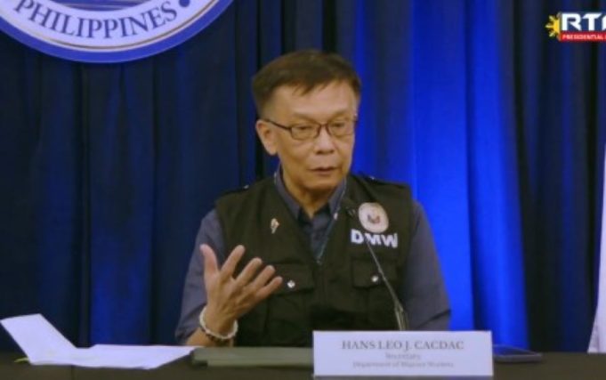 Philippines Mobilizes to Repatriate Filipinos from Lebanon Amid Crisis Migrant Workers Secretary Hans Leo Cacdac v2