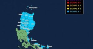 Powerful Tropical Storm Leon Nears Typhoon Status, Threatens Northern Philippines Parts of Northern Luzon and the Visayas are under tropical cyclone wind signal no. 1