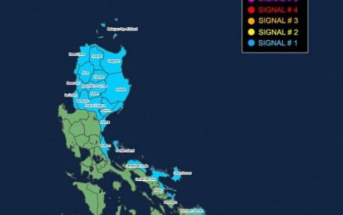 Powerful Tropical Storm Leon Nears Typhoon Status, Threatens Northern Philippines Parts of Northern Luzon and the Visayas are under tropical cyclone wind signal no. 1
