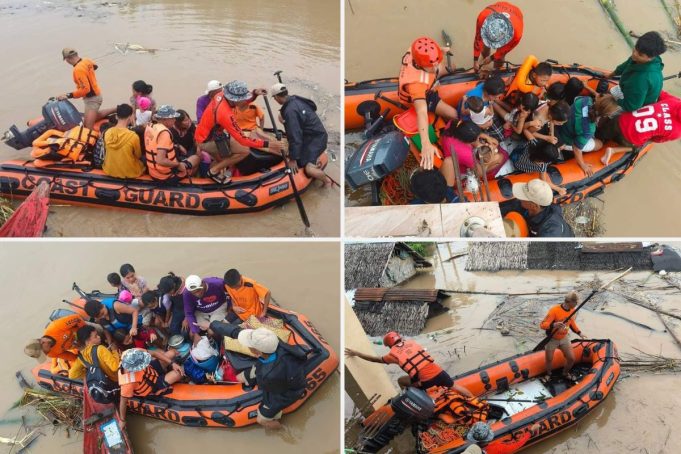 Deadly Storm Kristine Death Toll Now 116, Leaving Over 6 Million Affected The Coast Guard District 5 (Bicol) conducts a rescue operation