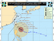 Ferocious Typhoon Kong-rey (Leon) Barrels Toward Northern Luzon leon_5am-1_2024_10_30_05_38_57
