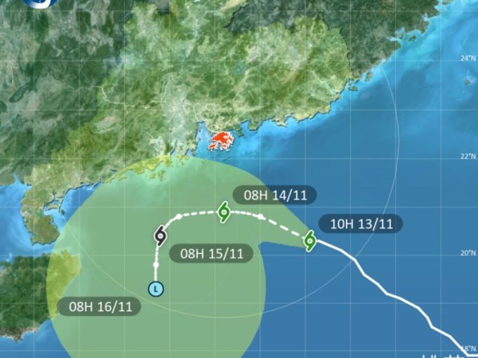 Observatory To Hoists Typhoon Signal 3 at 2:40pm as Toraji Nears Hong Kong Observatory to issue T3 at 240 pm