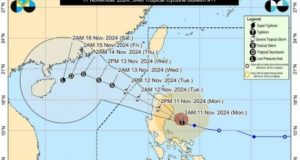 Typhoon Nika Intensifies, Set to Make Landfall in Northern Luzon Typhoon Nika Intensifies