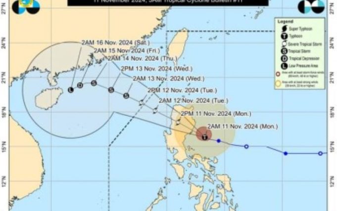 Typhoon Nika Intensifies, Set to Make Landfall in Northern Luzon Typhoon Nika Intensifies
