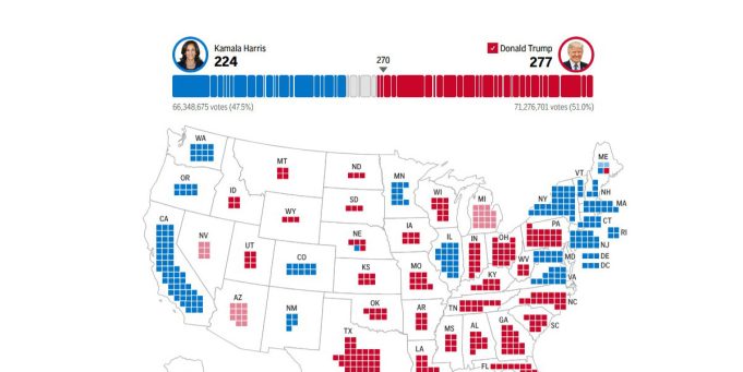 America Votes Trump Back Into Office In Stunning Political Comeback U.S. General Election 2024 results v3