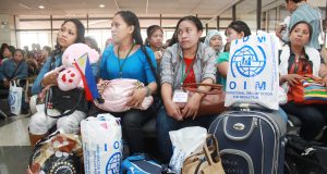 Trafficked Filipino workers in Syria struggle for justice and reparations Repatriation of Filipinos from Syria, photo credit OMI