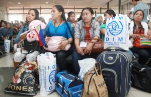 Trafficked Filipino workers in Syria struggle for justice and reparations Repatriation of Filipinos from Syria, photo credit OMI