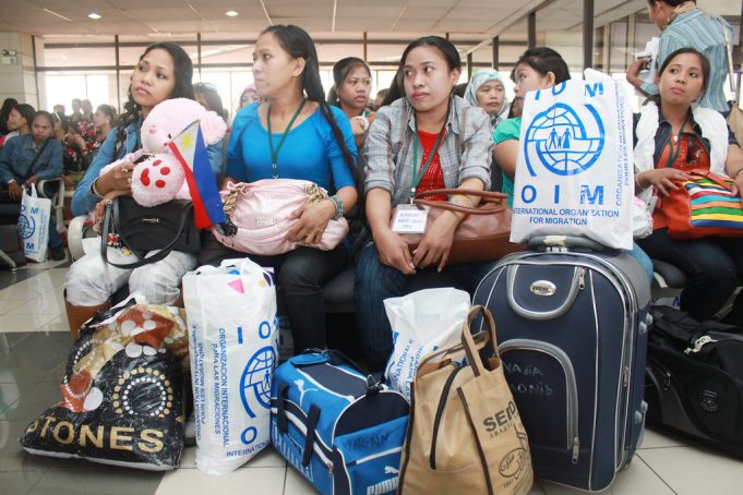 Trafficked Filipino workers in Syria struggle for justice and reparations Repatriation of Filipinos from Syria, photo credit OMI