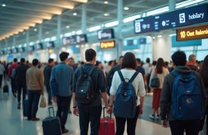 Holiday Travel Surges as Hong Kong International Airport Marks Return to Pre-Pandemic Crowds hong_kong_airport_checkin_counter_holiday_travelers_crowd_eulfmi4gxeqai010swtu_3