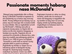 Passionate moments habang nasa McDonald’s HK Pinoy Tv News 22nd Jan to 4th Feb 25 FB Post and Pin up