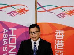 Thai Officials Pledge Swift Action to Rescue Hong Kong Workers in Recruitment Trap Hong Kong's Secretary for Security Chris Tang speaks to media over the landmark national security trial, in Hong Kong
