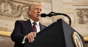 Trump Begins Second Term, Pledges ‘America First’ Agenda in Inaugural Address United States President Donald Trump delivers his inaugural speech