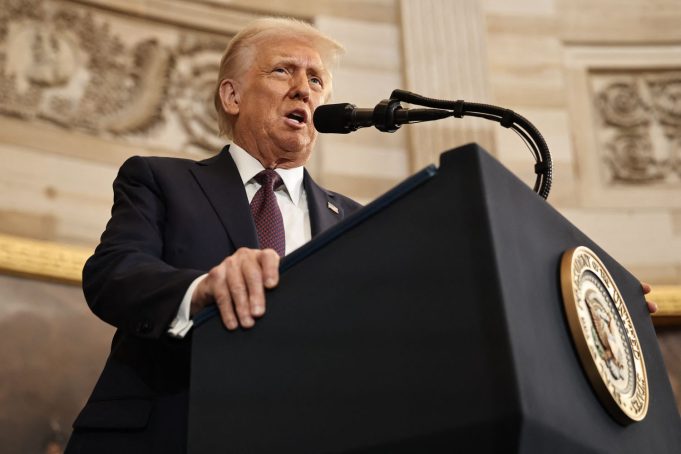 Trump Begins Second Term, Pledges ‘America First’ Agenda in Inaugural Address United States President Donald Trump delivers his inaugural speech