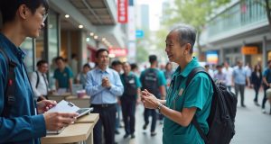 Dental Clinics Tackle No-Show Problem with New Booking Strategy a_short_queue_line_for_hong_kong_dental_service_onsite_registration_booth