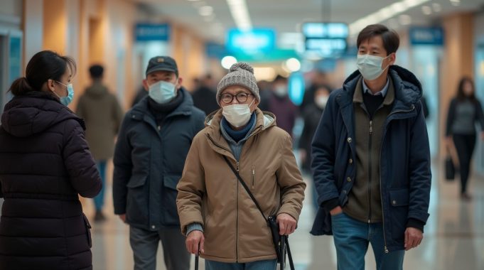 Elderly, Chronically Ill Urged to Take Precautions Amid Hong Kong’s Cold Snap elderly_hong_kong_people_wearing_cold_weather_clothes_0