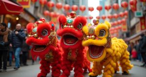 HK Government Prepares for Lunar New Year Festivities with Special Traffic and Transport Arrangements** hong_kong_lunar_new_year_festivities_year_of_the_snake_street_scenes_lion_dance