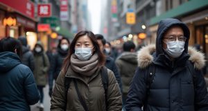 Hong Kong Enters Flu Season, Health Officials Warn Of Rising Infections hong_kong_people_wearing_cold_weather_clothes_and_medical_masks_2